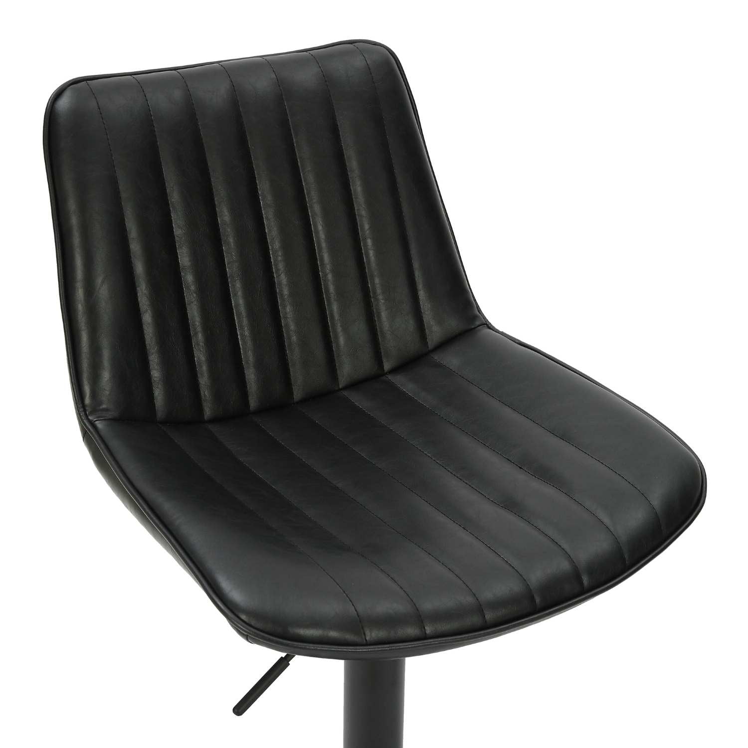 Kosi Adjustable Air-Lift Stool Set Of 2 in Black 203-190BLK