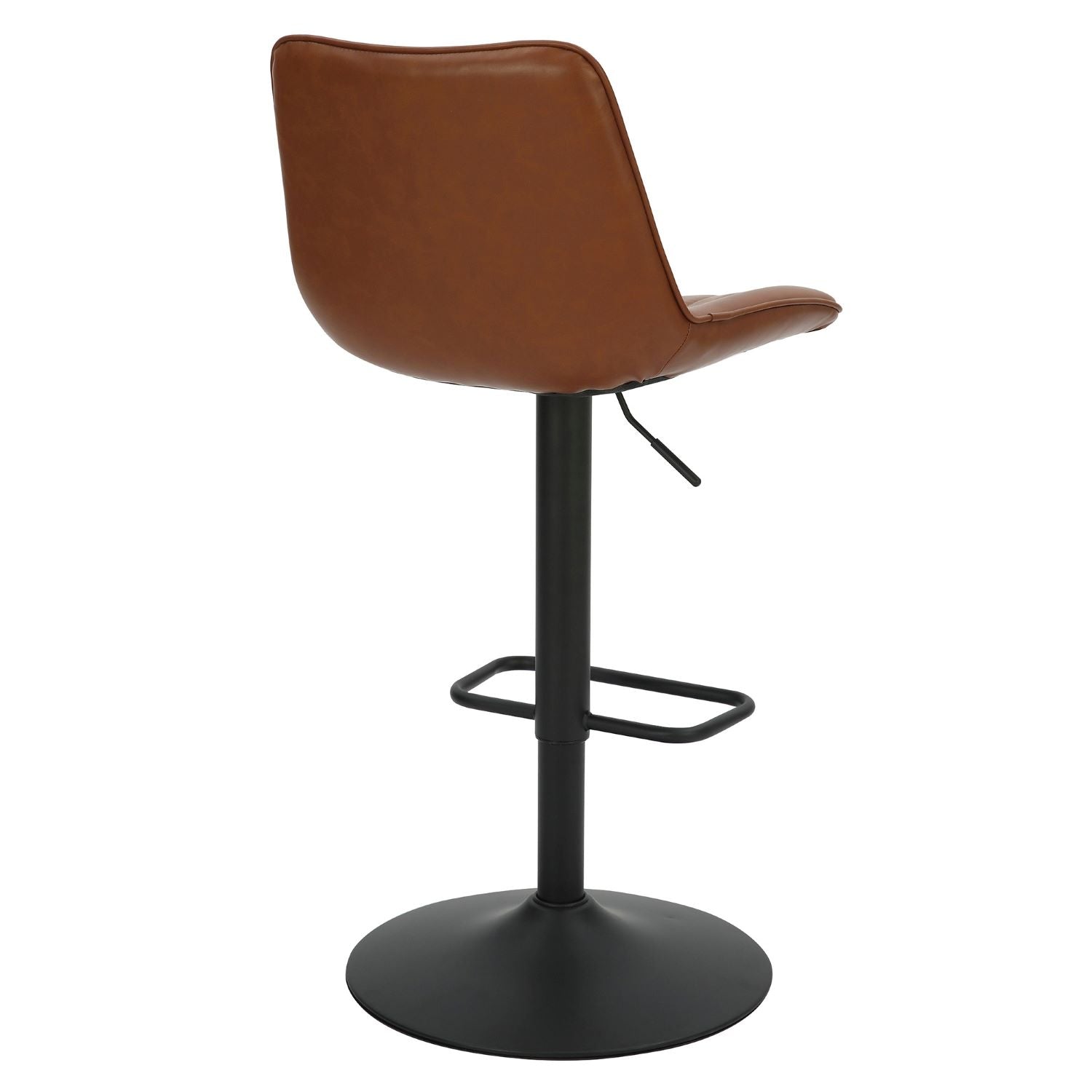 Kosi Adjustable Air-Lift Stool Set Of 2 in Saddle 203-190SD