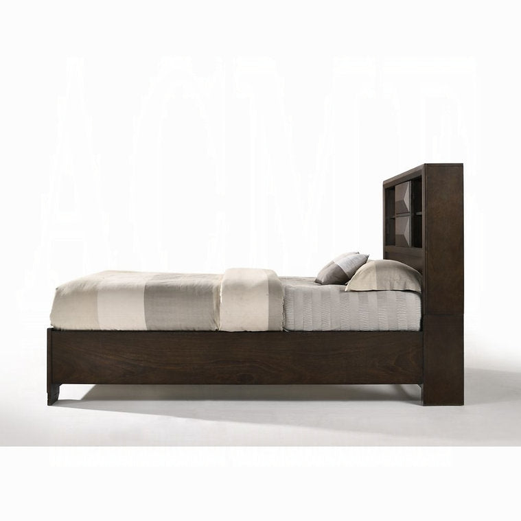 Laura Espresso Wooden Bed