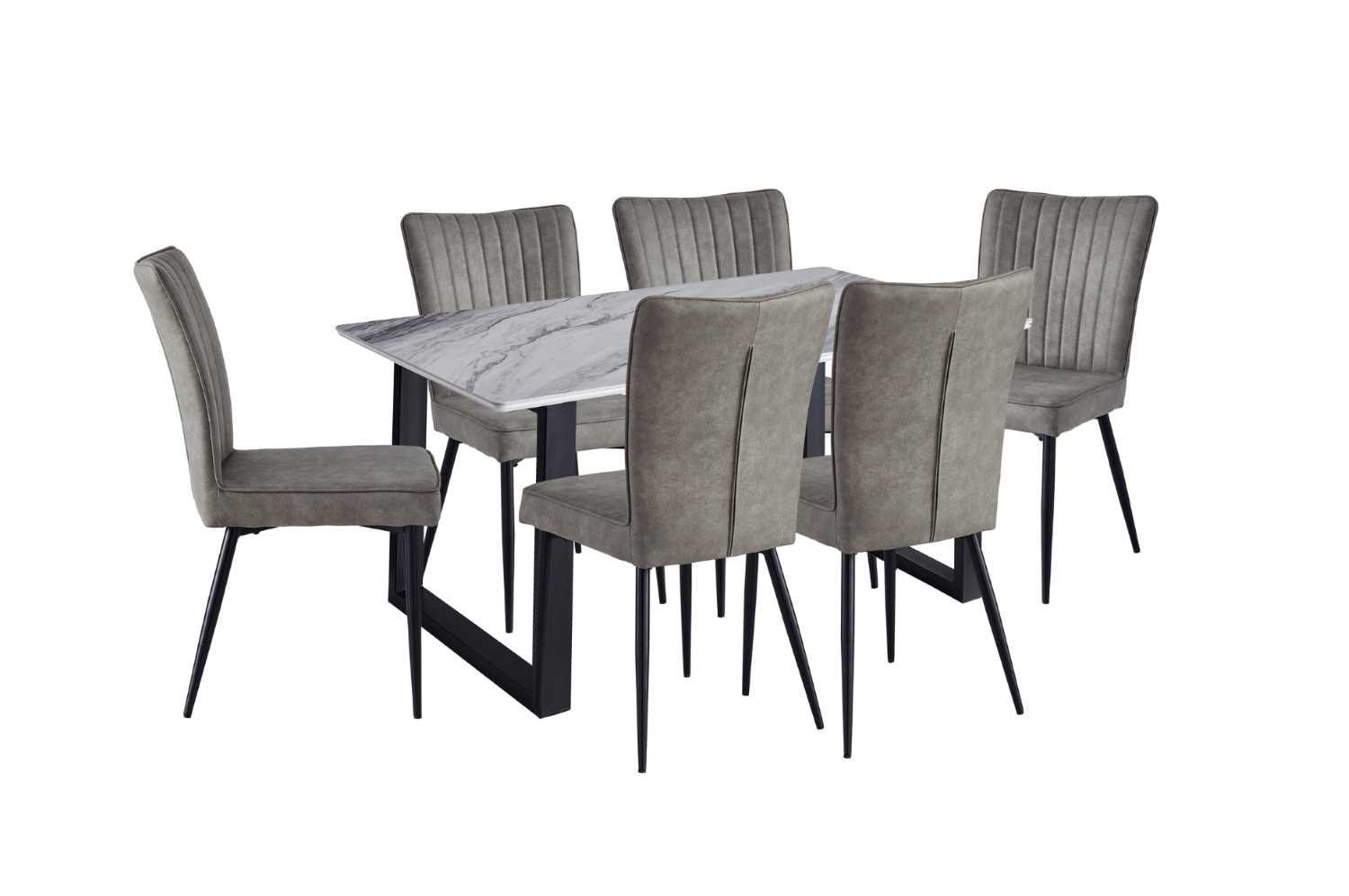 Leander Dining Dining Set Grey 5915