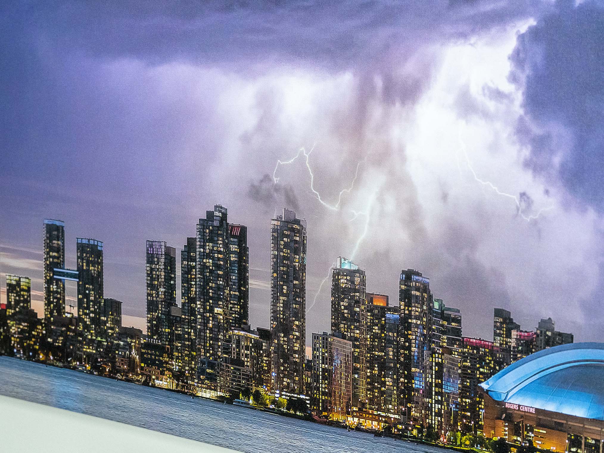 Toronto Skyline Canvas Art 72" x 24"