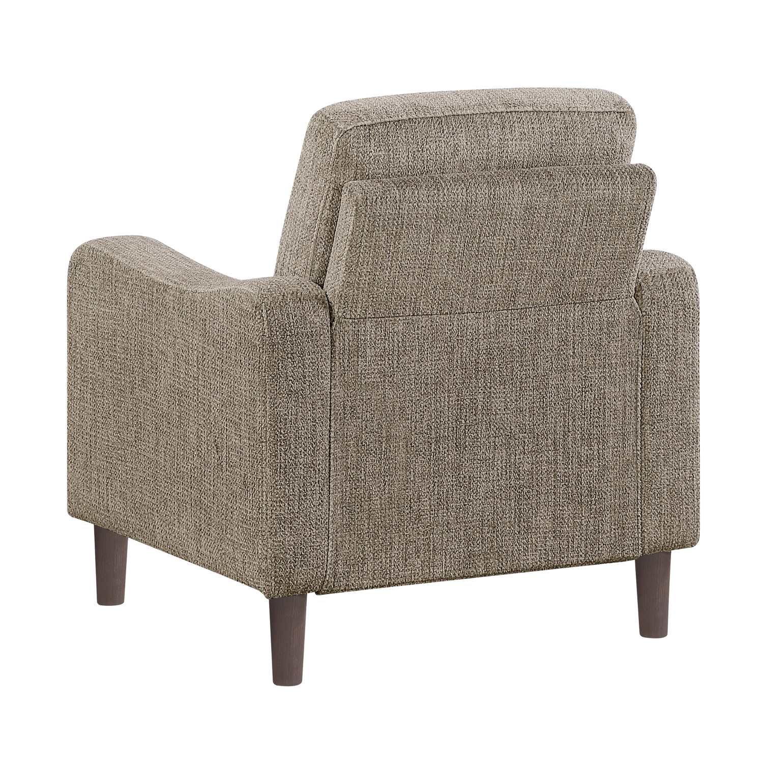 Linden Chenille Fabric Brown Sofa Set 9180 BRW
