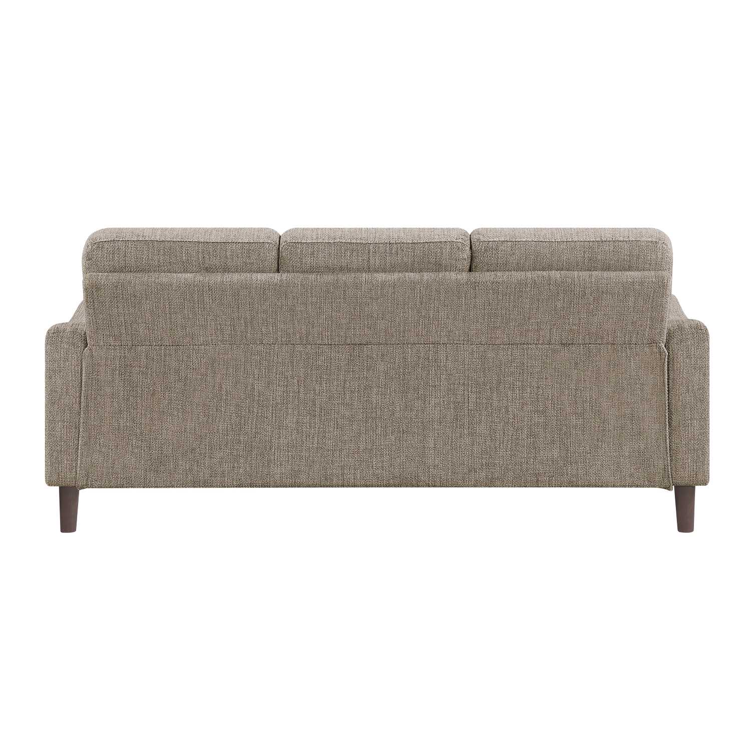 Linden Chenille Fabric Brown Sofa Set 9180 BRW