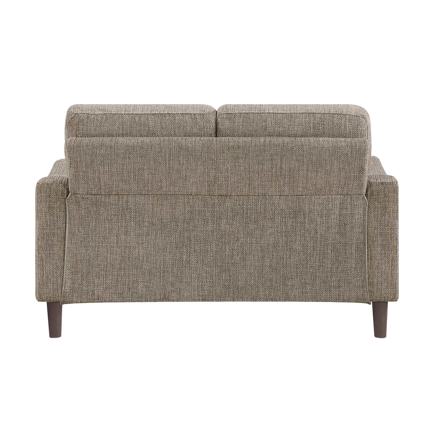 Linden Chenille Fabric Brown Sofa Set 9180 BRW