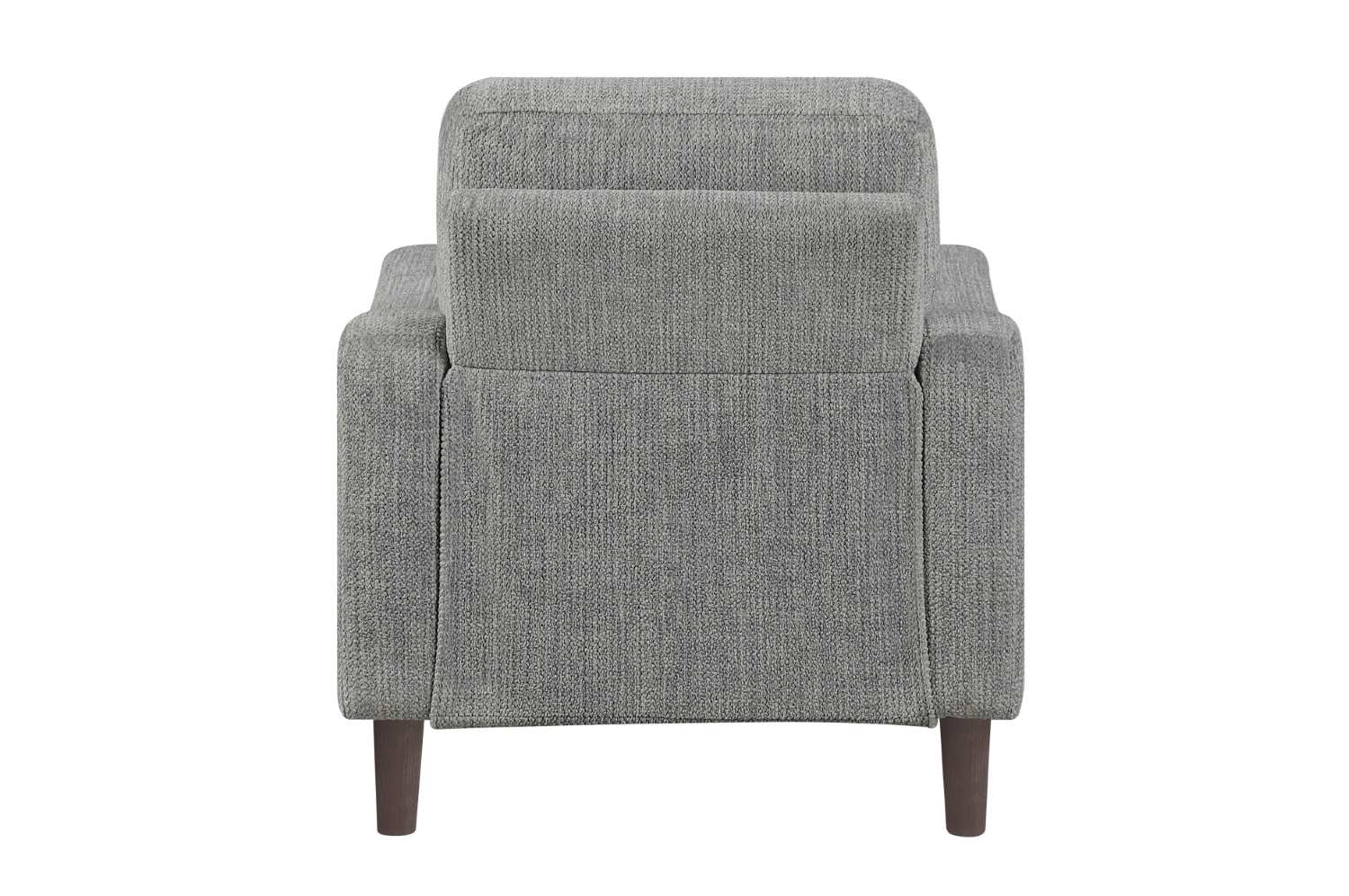 Linden Chenille Fabric Grey Sofa Set 9180 GRY