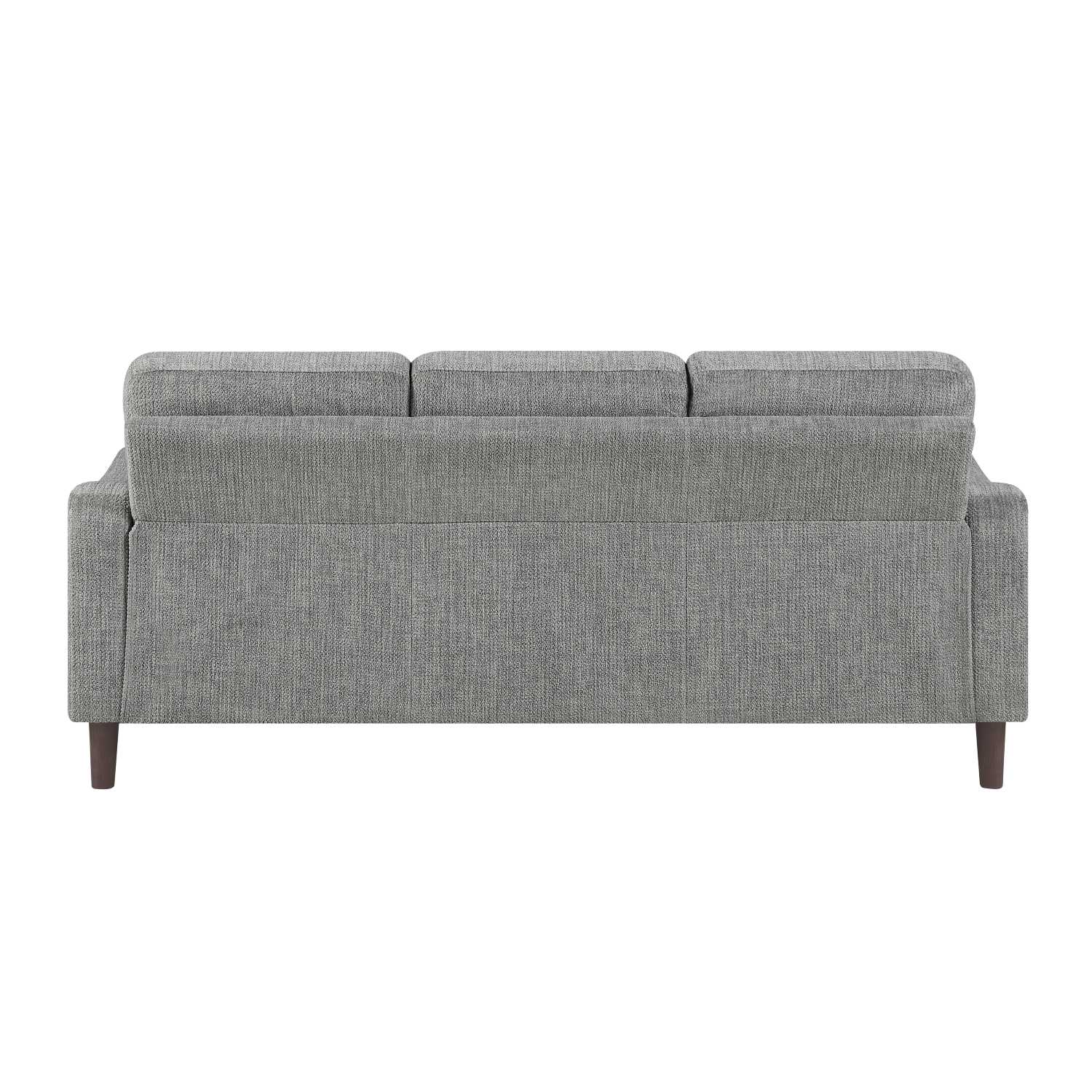 Linden Chenille Fabric Grey Sofa Set 9180 GRY