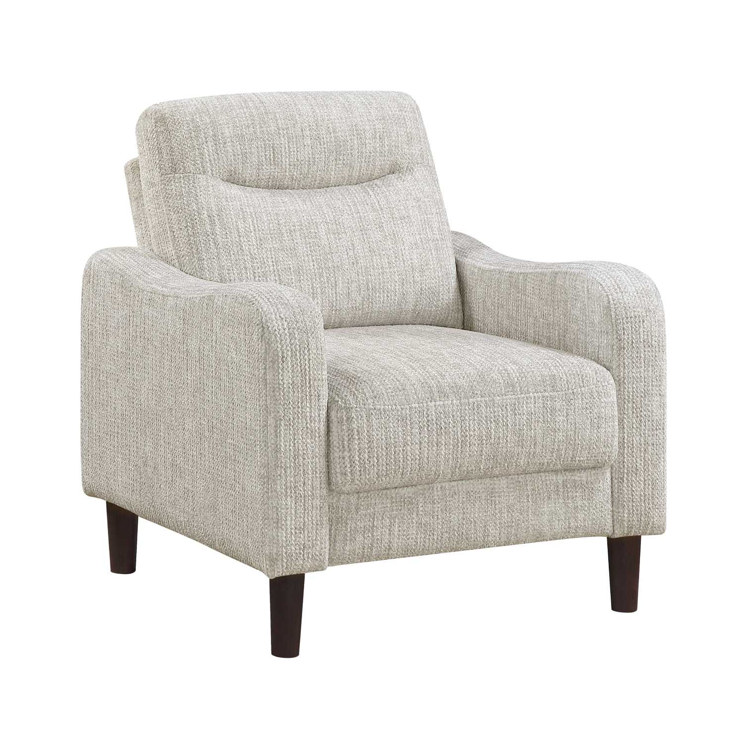 Linden Chenille Fabric Taupe Chair 9180TPE