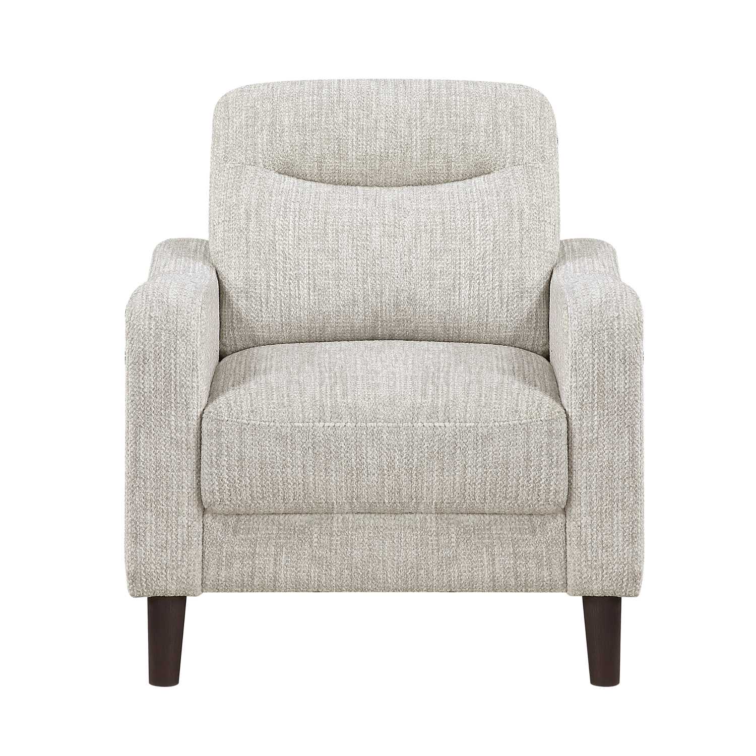 Linden Chenille Fabric Taupe Chair 9180TPE