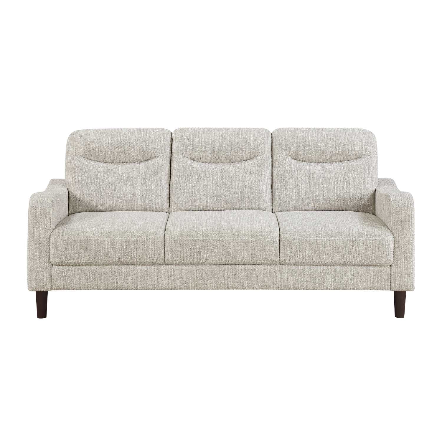 Linden Chenille Fabric Taupe Sofa 9180TPE