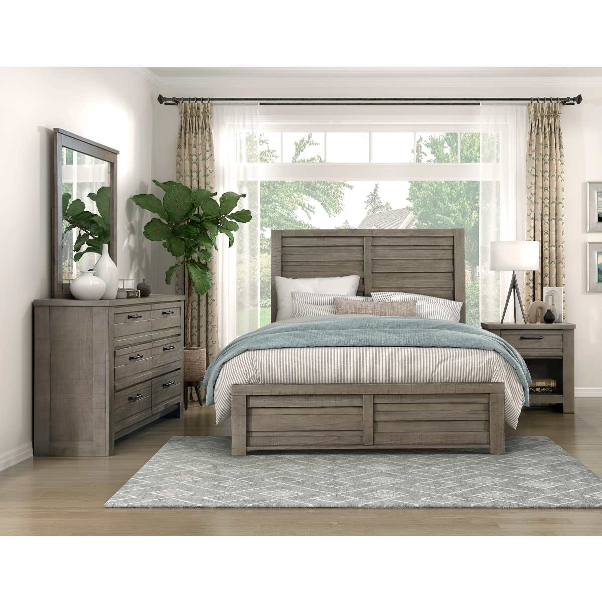 Longview Bedroom Collection Gray 1498