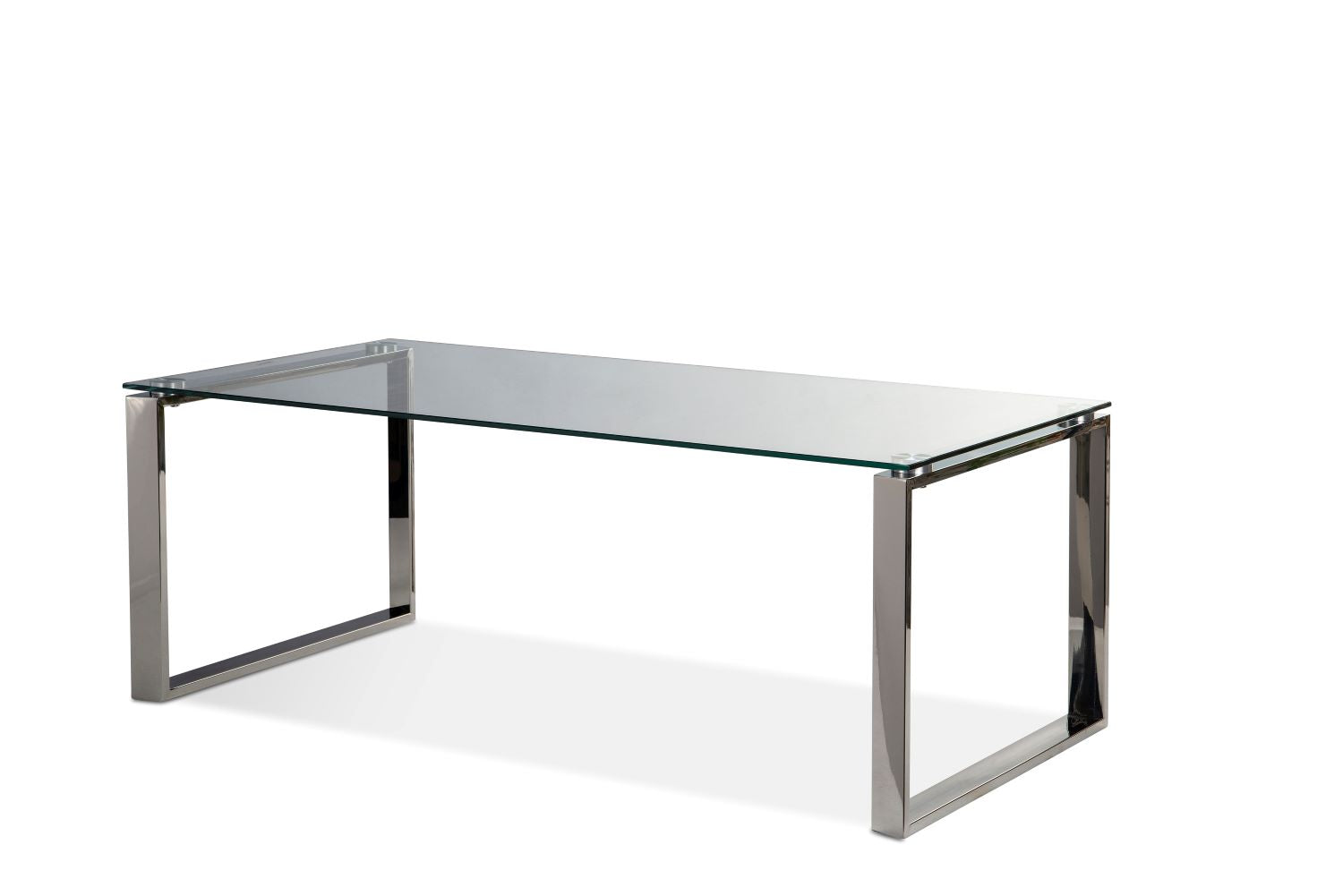 Metro Glass Coffee Table with Chrome Finish 3646