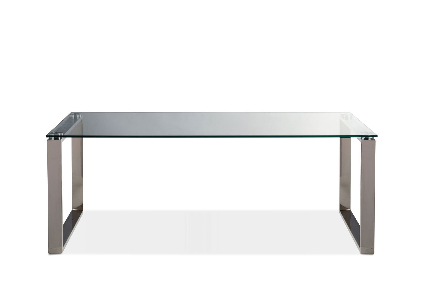 Metro 3pc Glass Coffee Table Set with Chrome Finish 3646