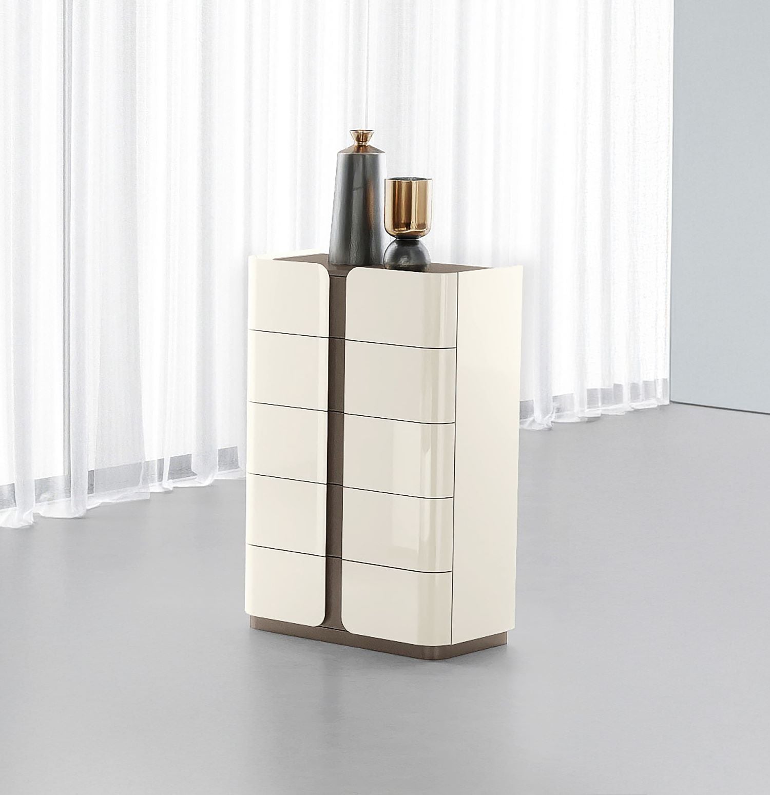 Monaco Hydraulic Lift Up Storage Bedroom Set with LED Headboard 1971