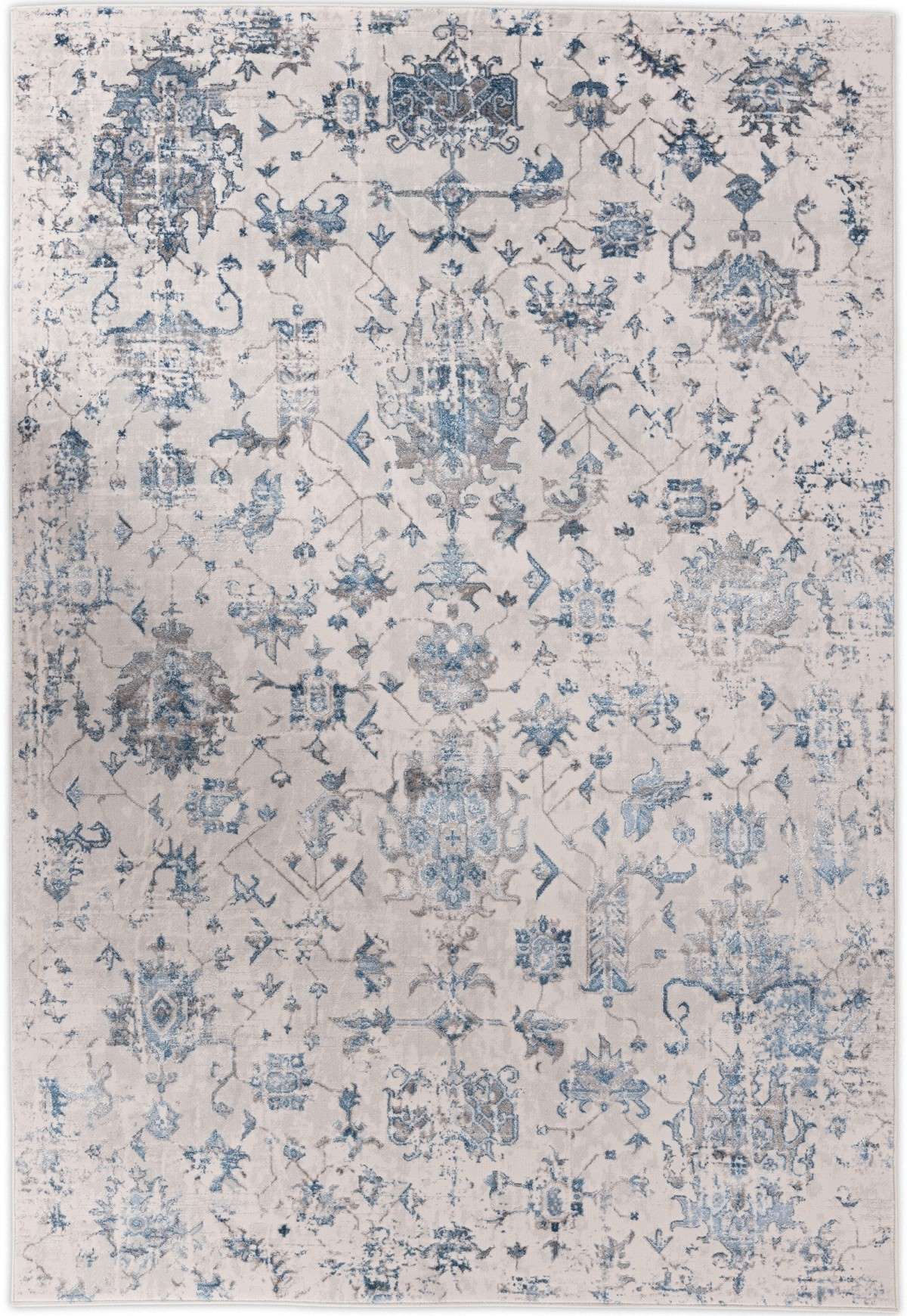 Montana Rugs Collection GREY HB-L.BLUE C411A