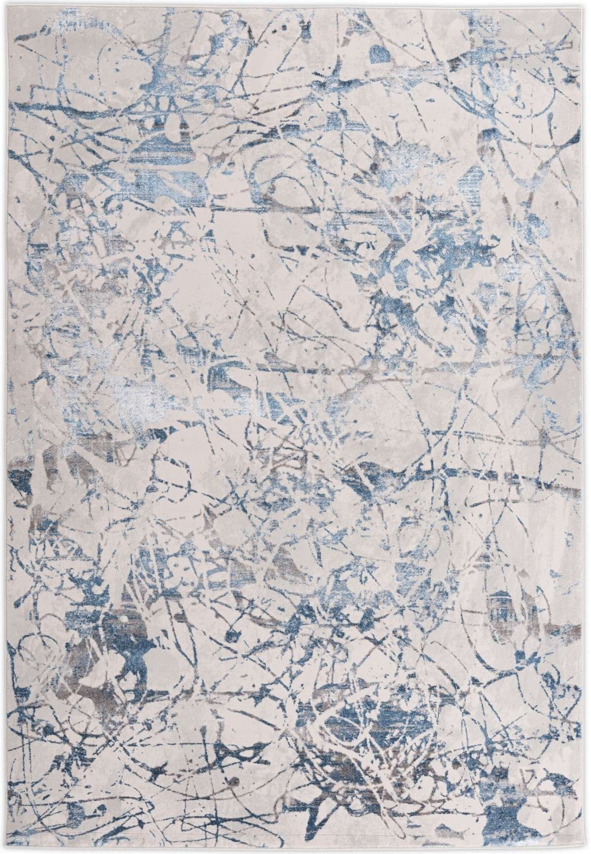 Montana Rugs Collection GREY HB-L.BLUE C412A