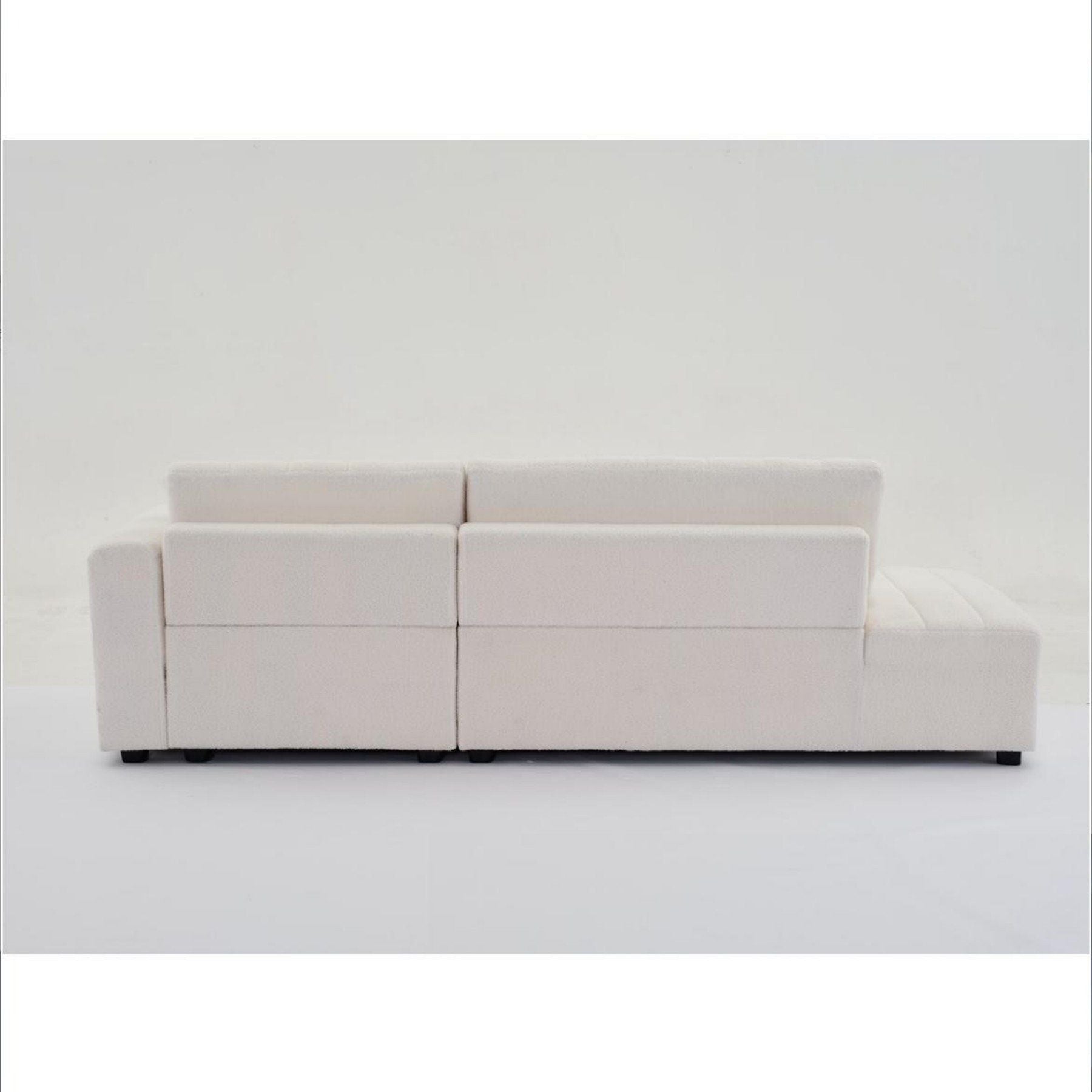 Nest Fabric Sectional Sofa Beige