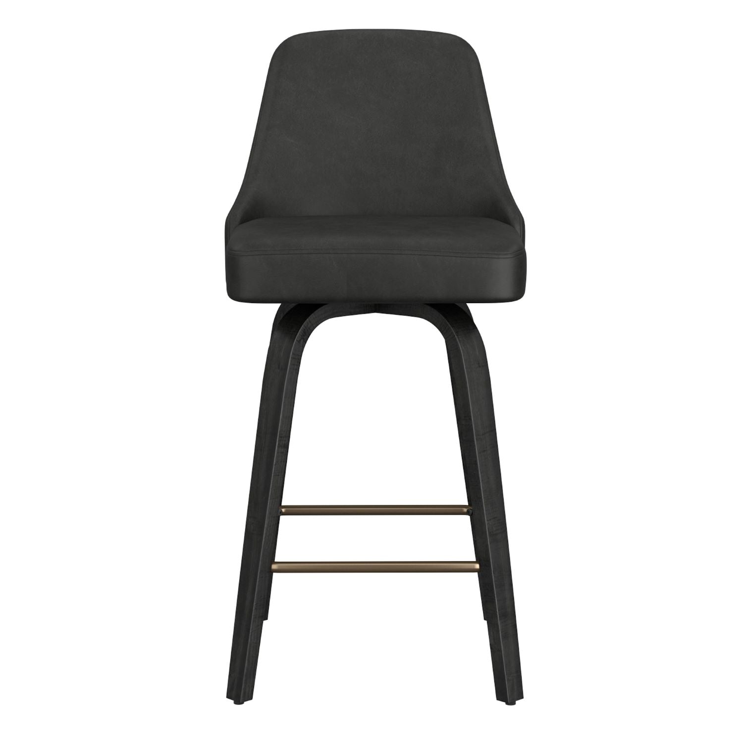Oakley 26" Charcoal Swivel Counter Stool Set of 2 203-887CH
