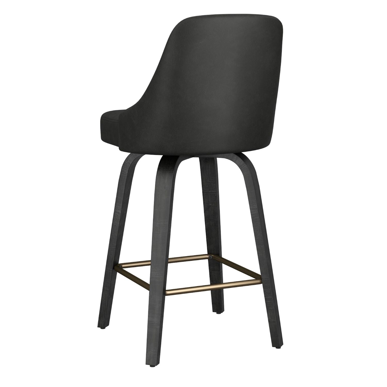 Oakley 26" Charcoal Swivel Counter Stool Set of 2 203-887CH