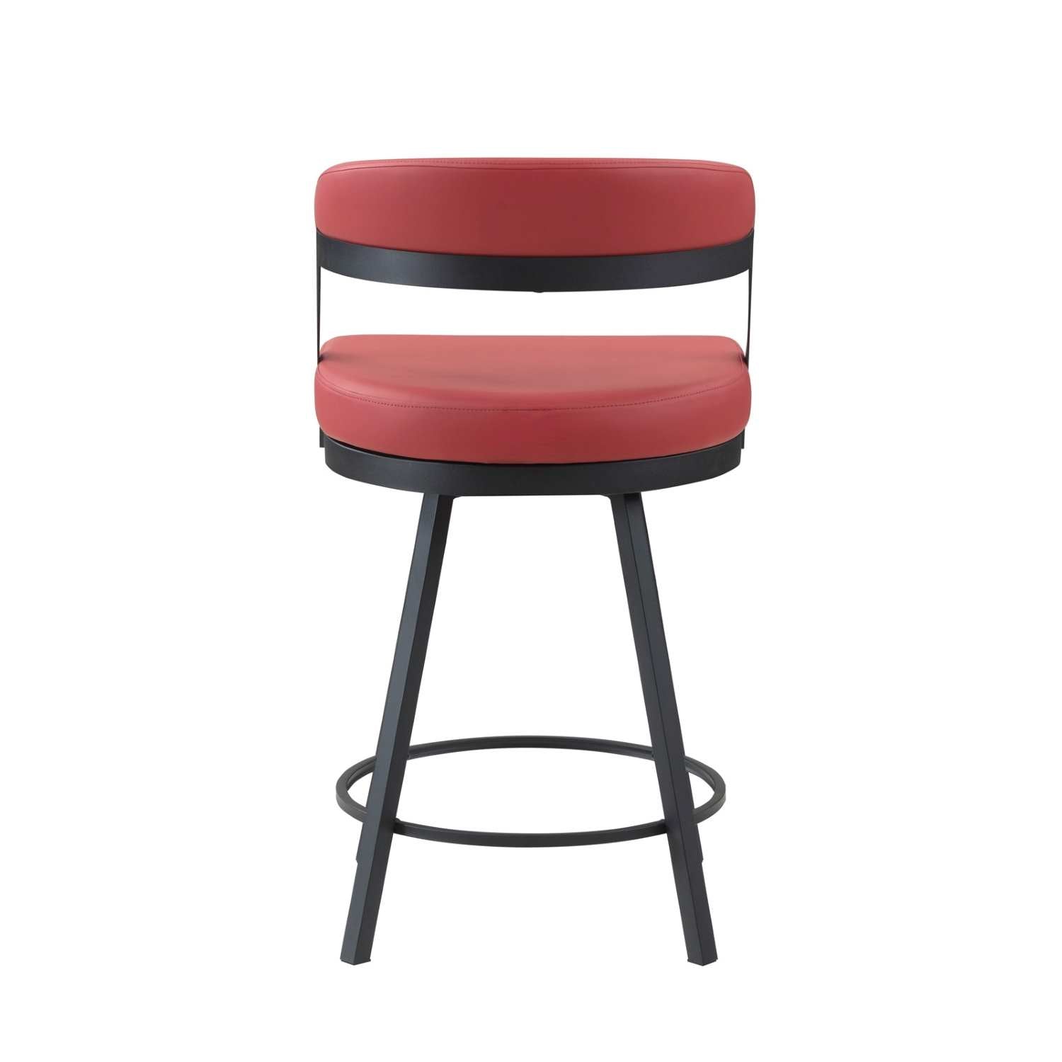 Oxton Swivel Counter Height Chair Red Set Of 2 5565M-24RD