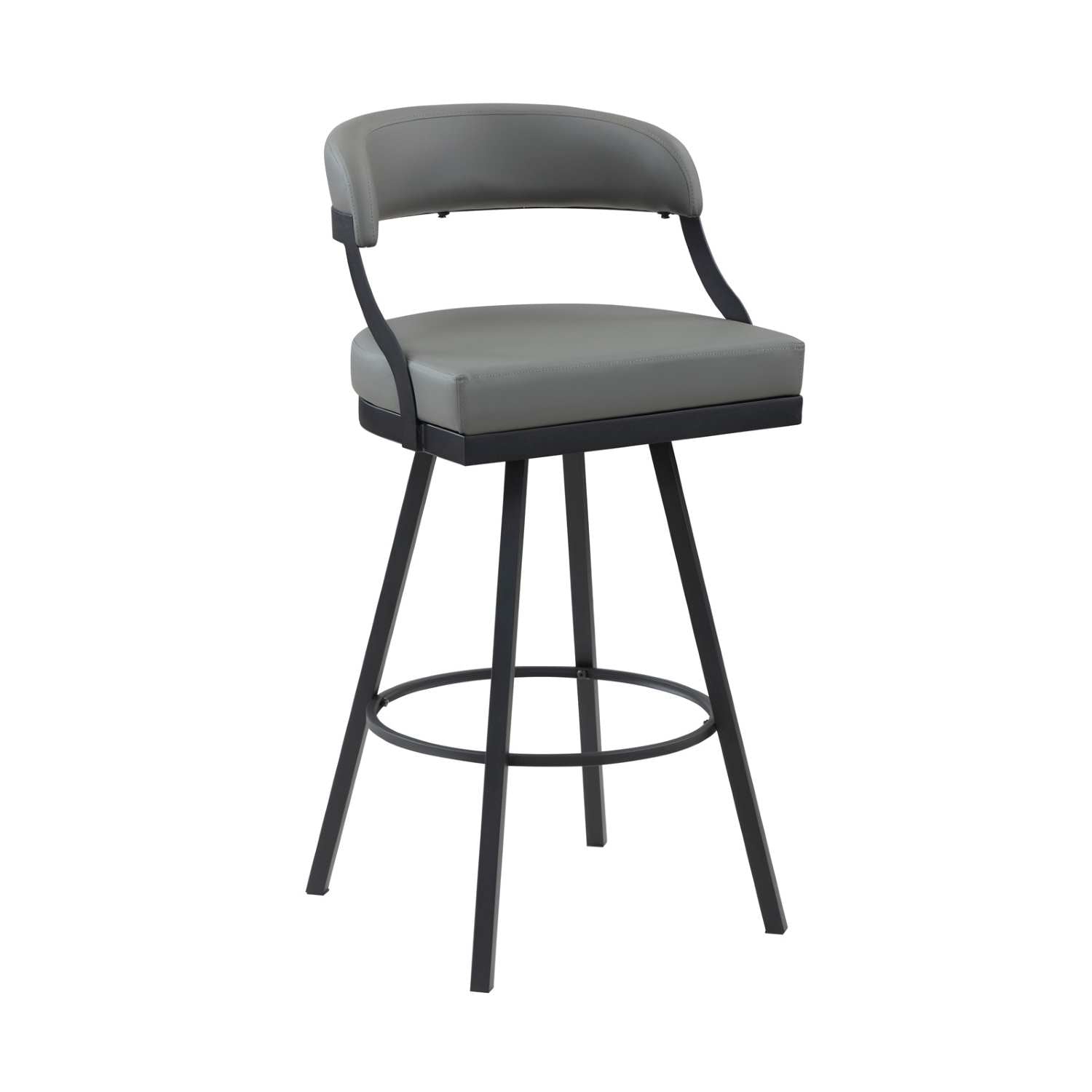 Oxton Swivel Pub Height Chair Grey Set Of 2 5565M-29GY