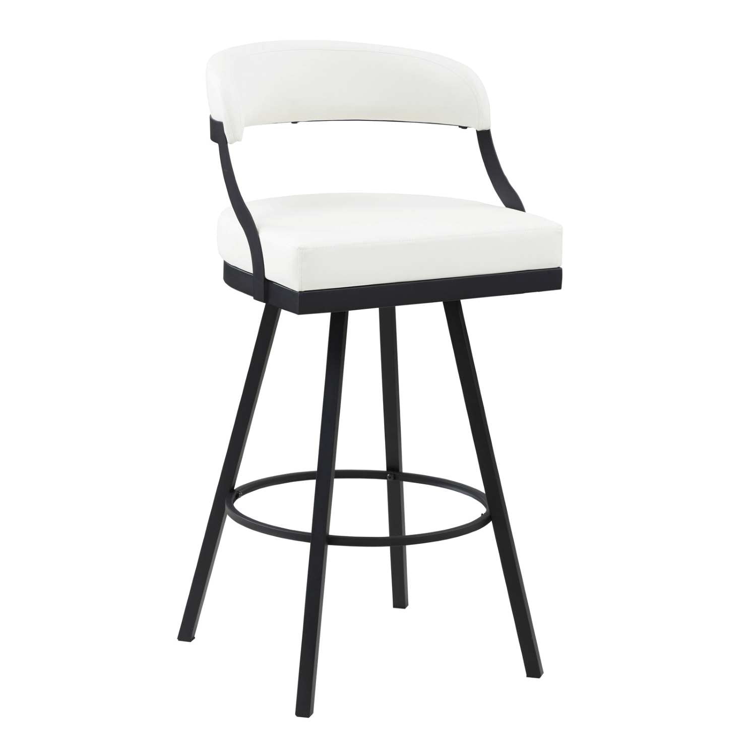 Oxton Swivel Pub Height Chair White Set Of 2 5565M-29WT