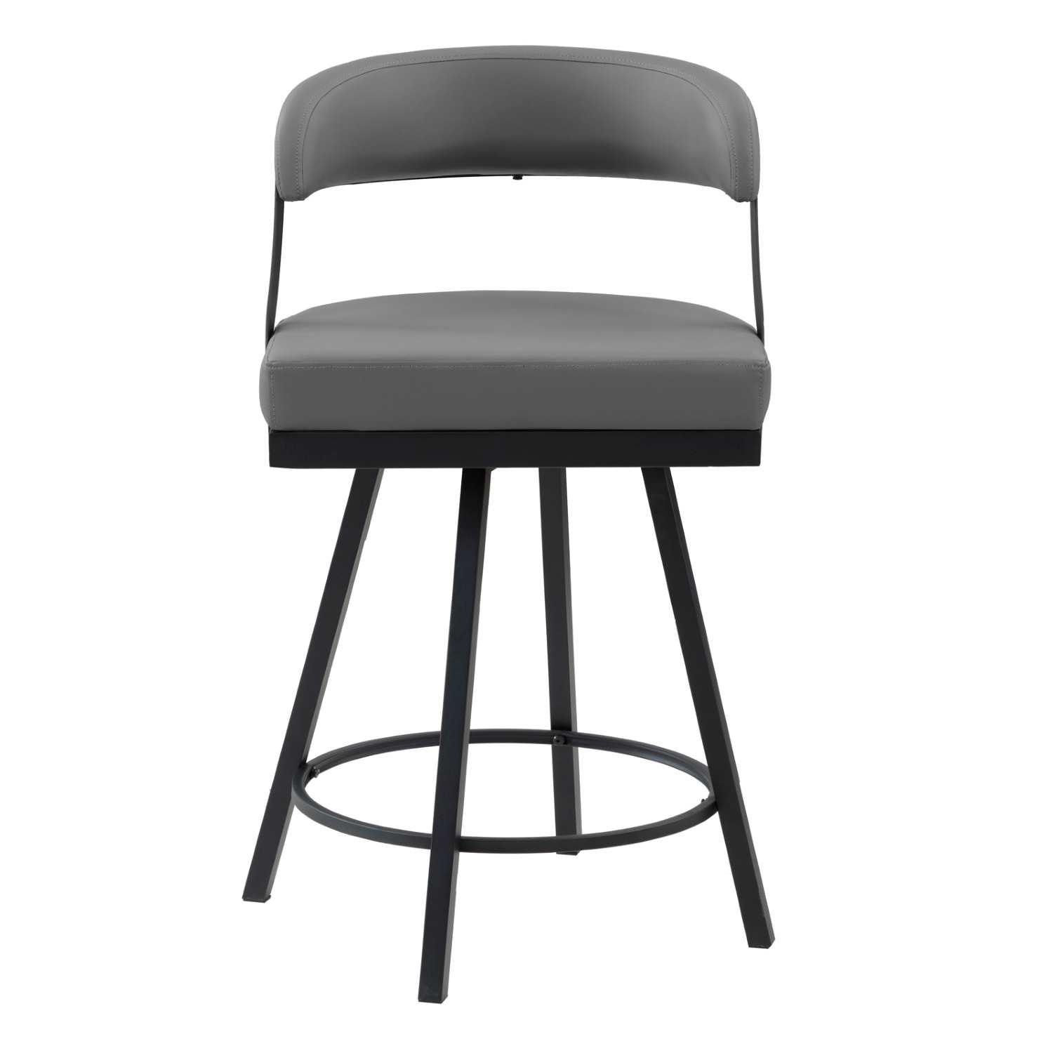 Oxton Swivel Counter Height Chair Grey Set Of 2 5565M-24GY