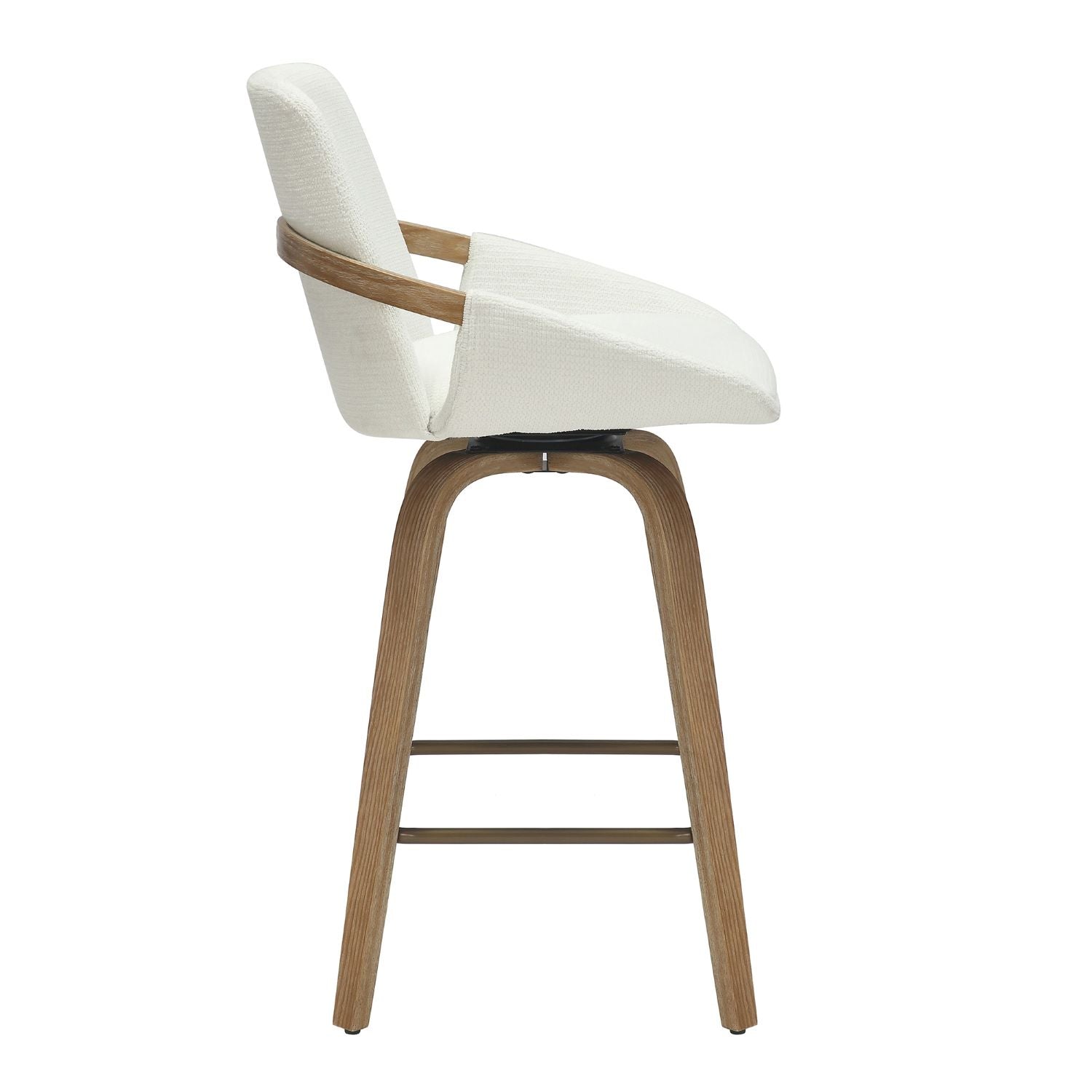 Parker 26" Ivory Swivel Counter Stool 203-944IV