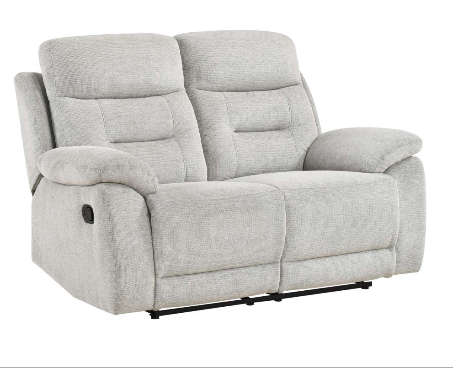 Perris Manual Woven Fabric Recliner Sofa Set Beige 9146BED