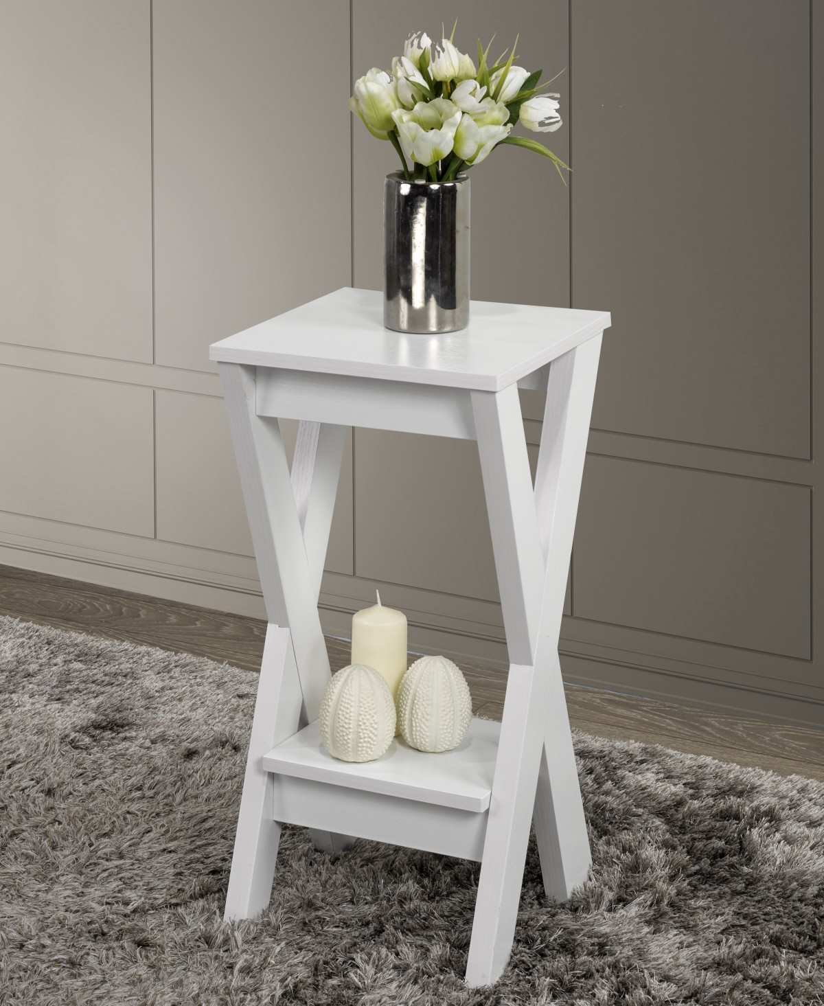 Plant Stand White 172225