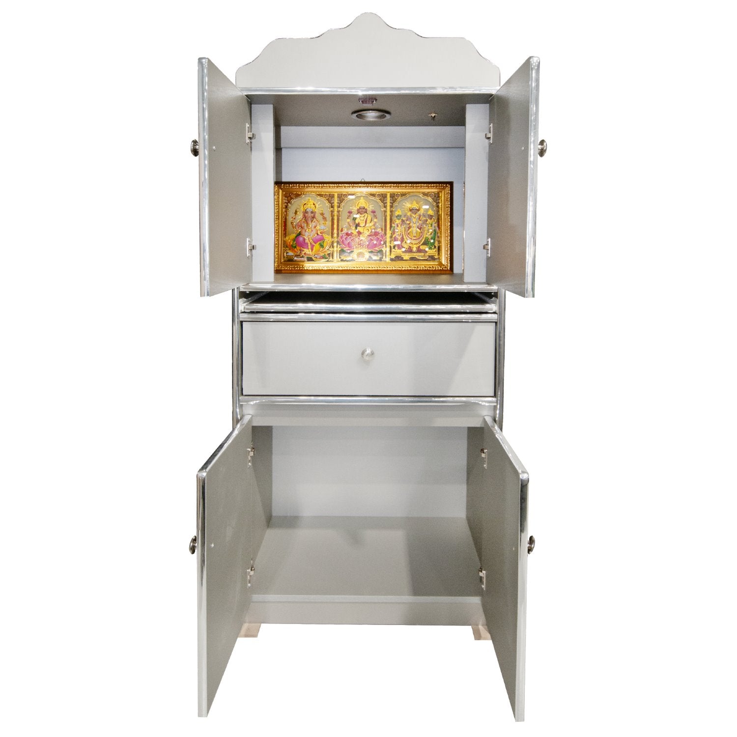 Pooja Unit - Ganesh (with door and light)