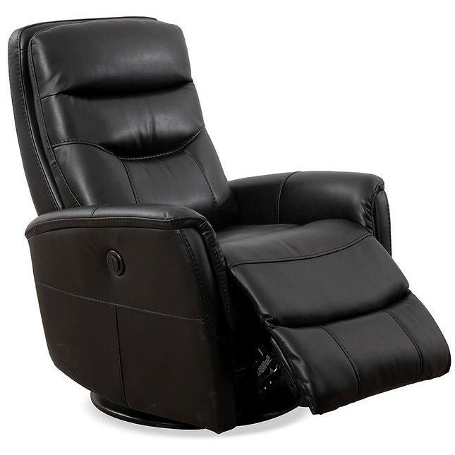 Power Recliner Swivel Chair Black 6300