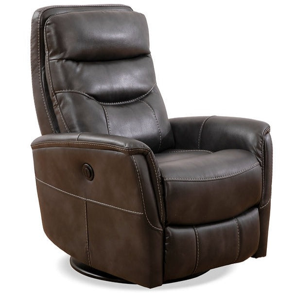 Power Recliner Swivel Chair Grey 6302