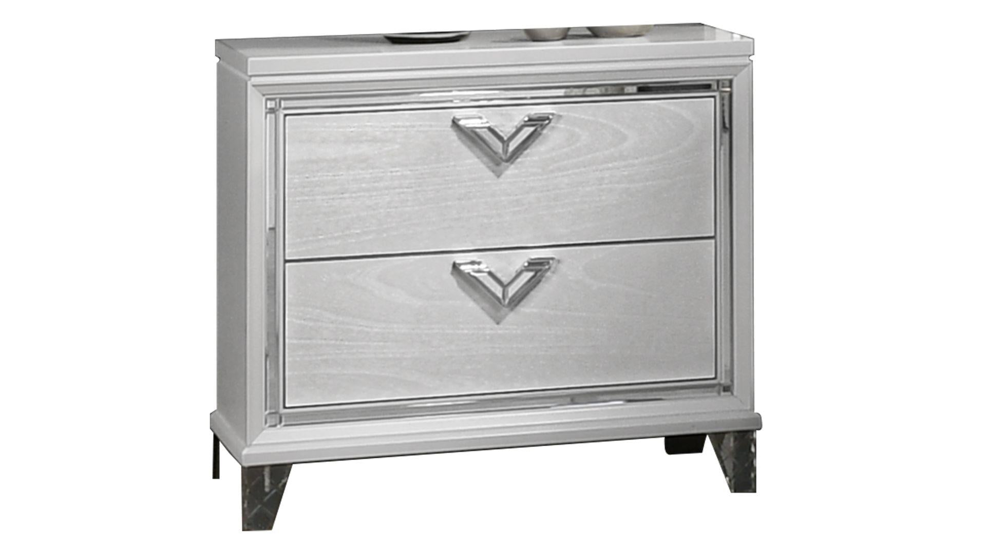 Prism 6PC Bedroom Set With LED Headboard And Storage