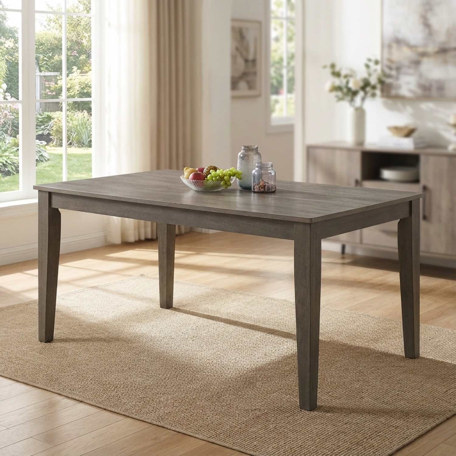 Rectangular Wooden Dining Table T-1080