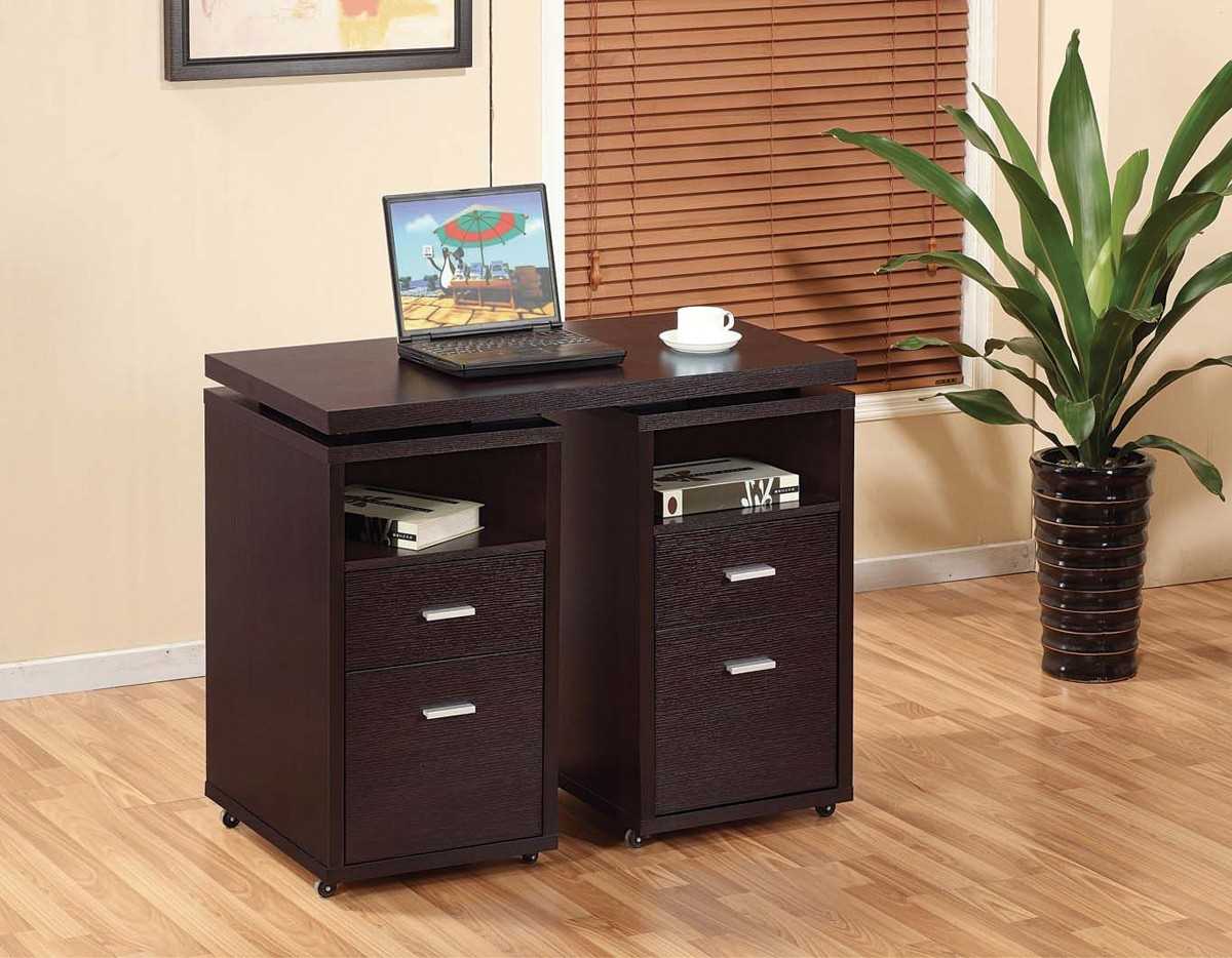 Red Cocoa Extendable Storage Office Desk 18043