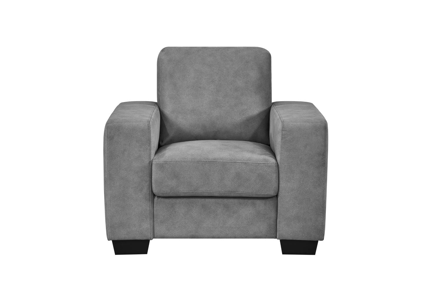 Renoux Chenille Fabric Sofa Set Grey 99088 GRY