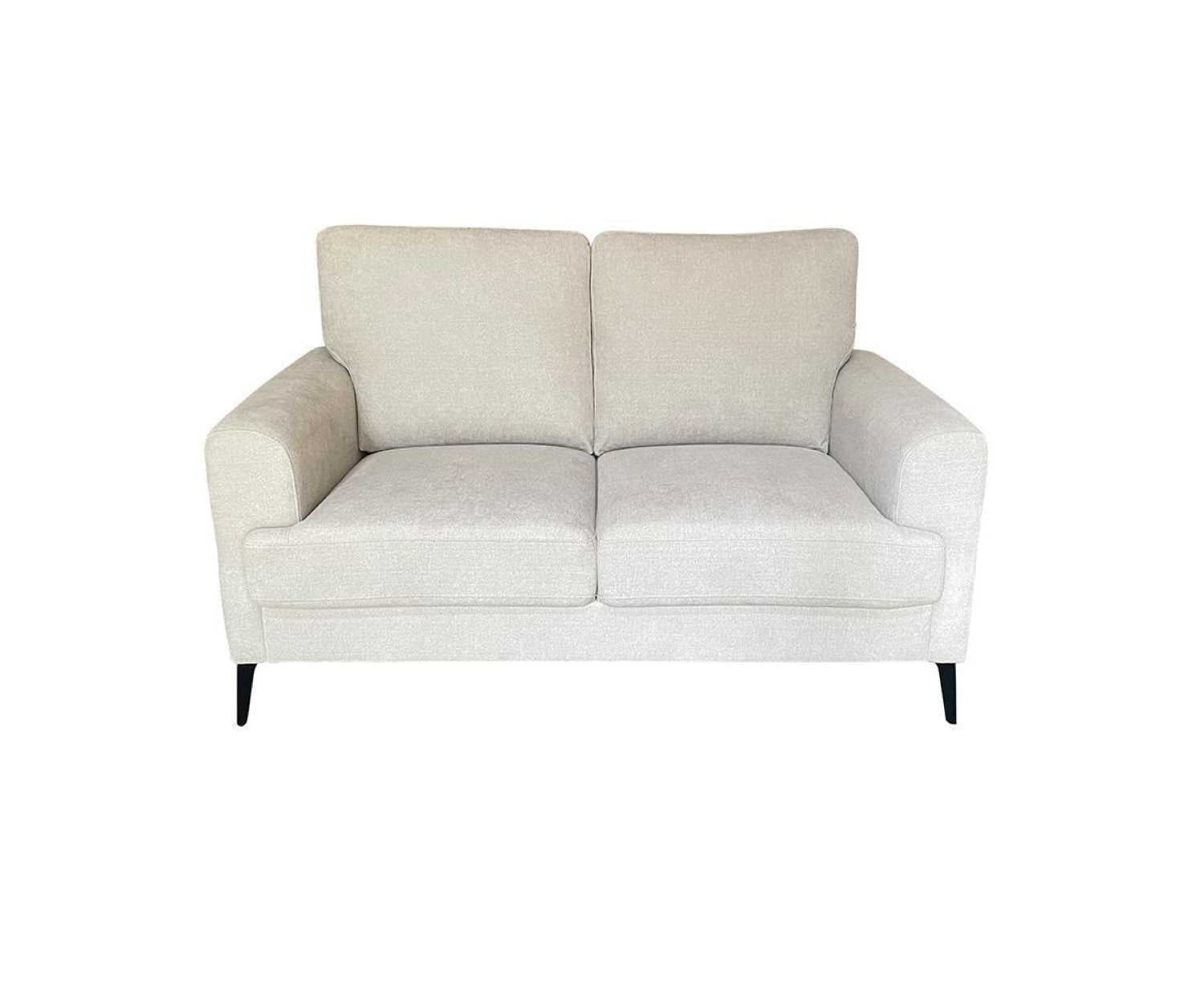Velvet Beige Loveseat 