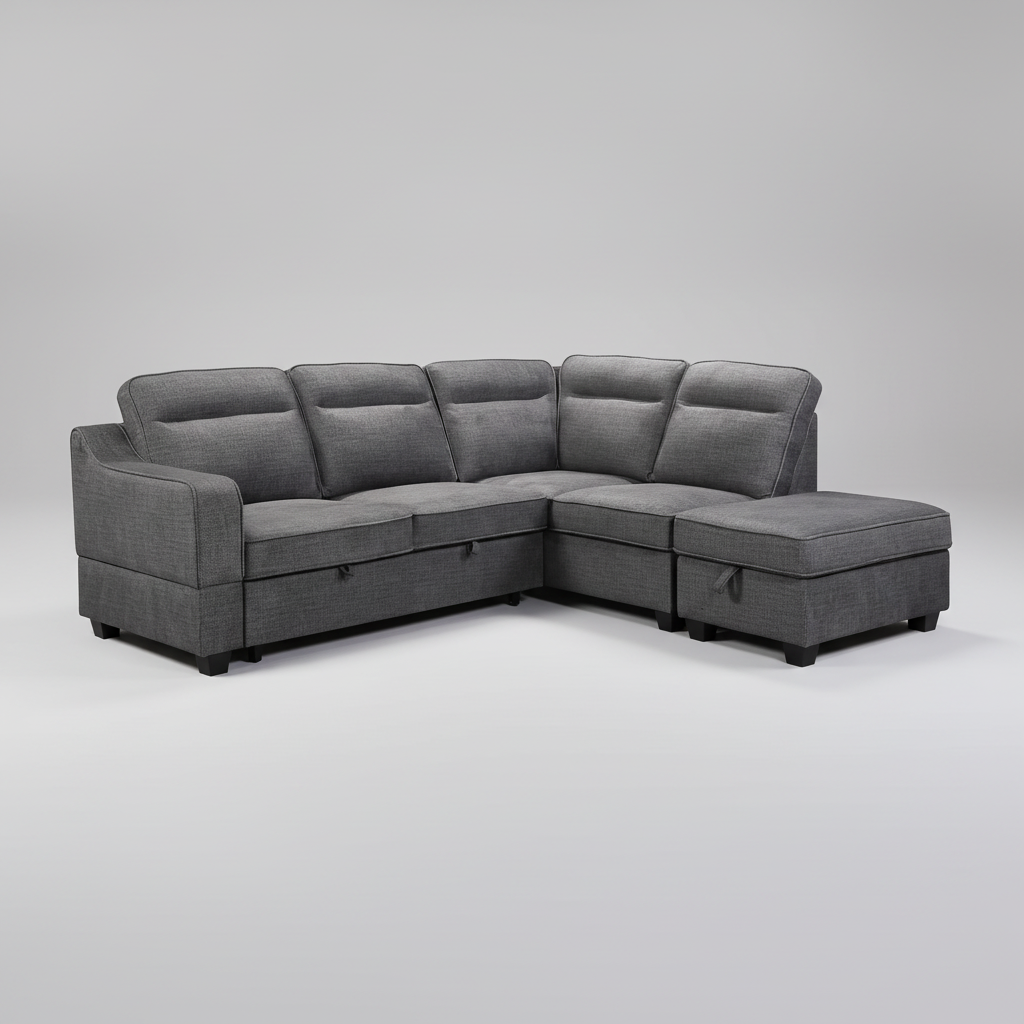 Right Hand Facing Sectional Sofa Bed 9010