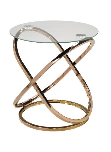 Rose Gold Accent Table 102-60