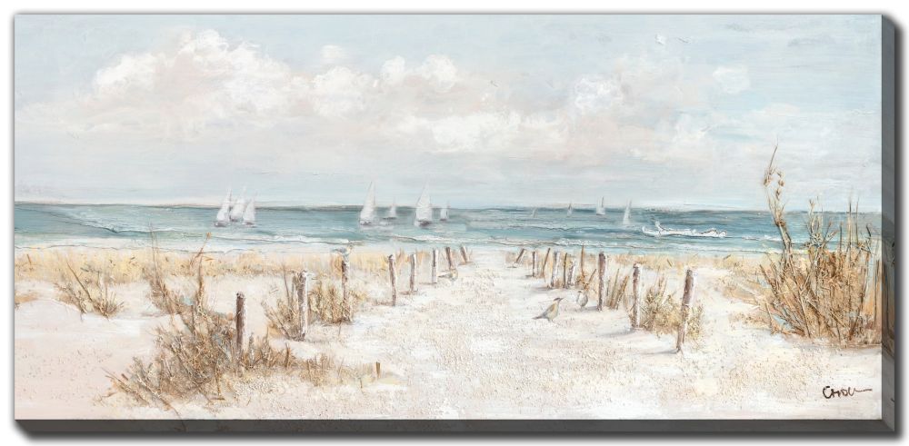Path to Sail Oil Painting 28" x 60"