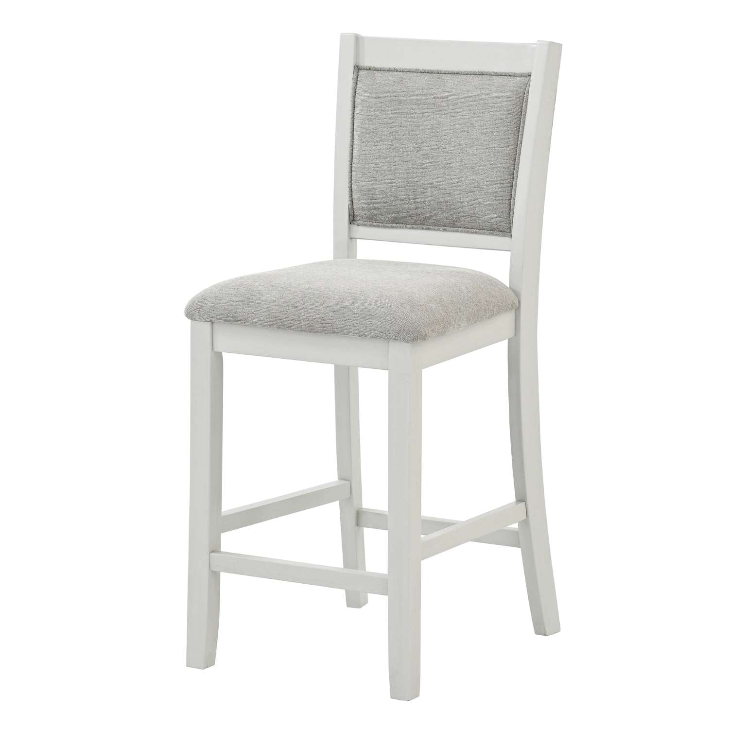 Samuel Wooden Round 5pc Pub Set in Whitewash 207-280PB-WT