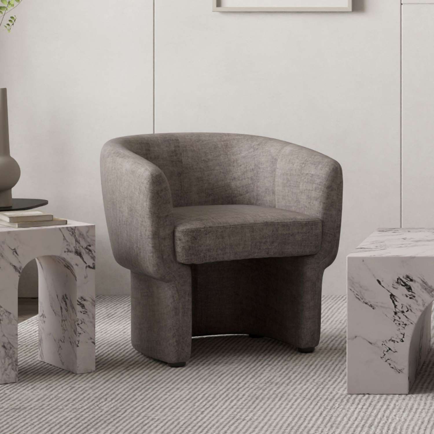 Sheri Accent Chair in Dark Taupe 403-592DTP