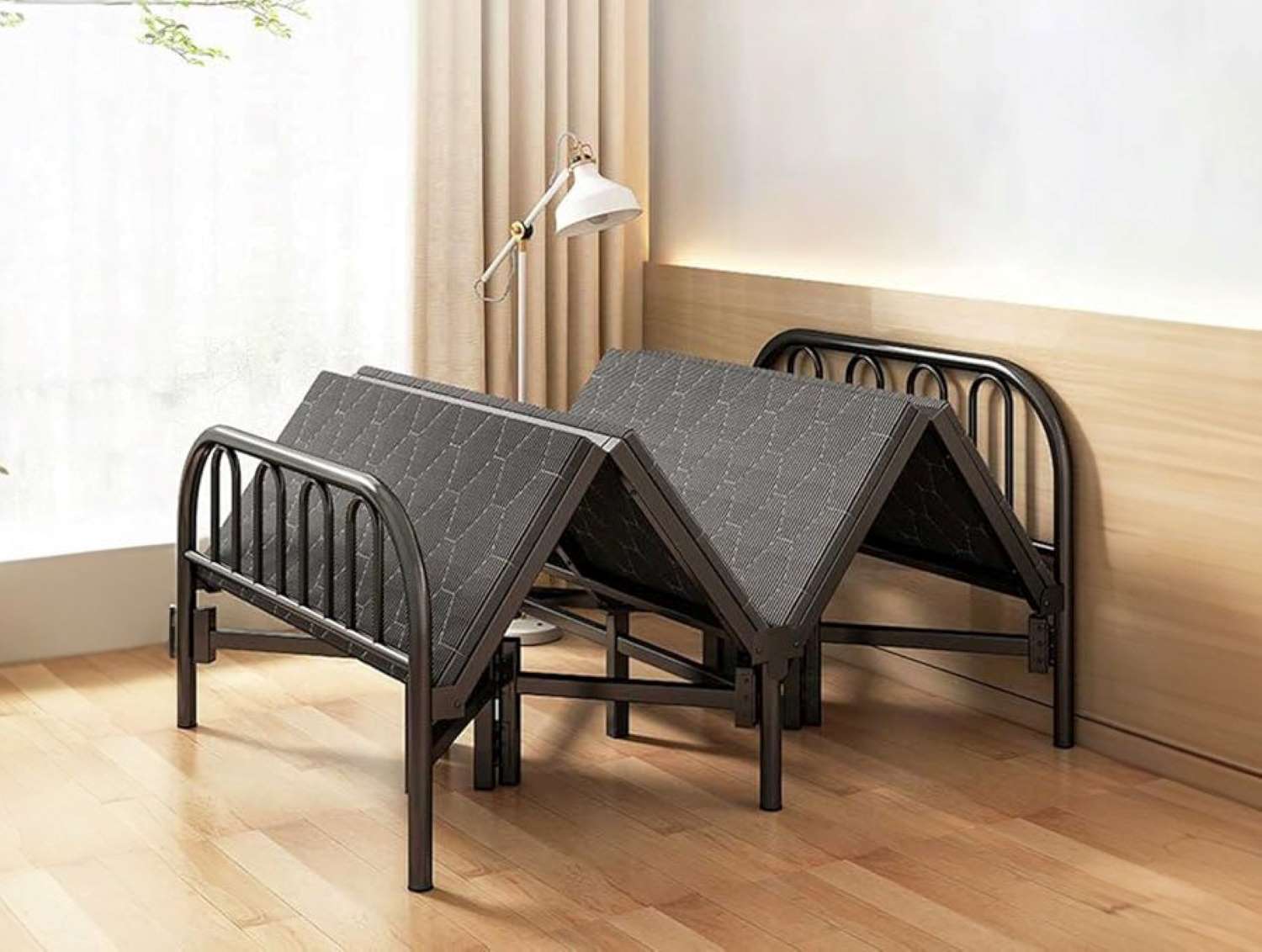 Single Black Folding Bed 394 | Bed Sale