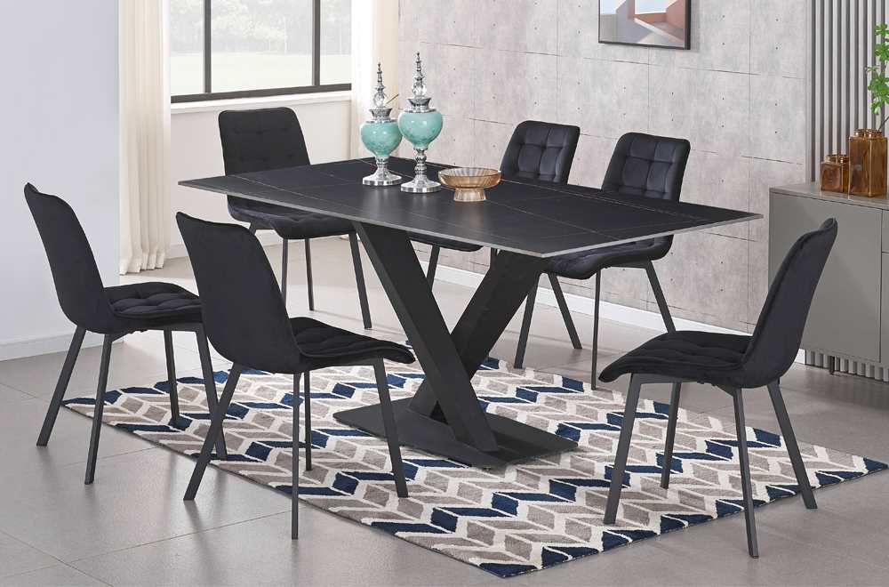 Sintered Stone Dining Collection Black T3525 / T214