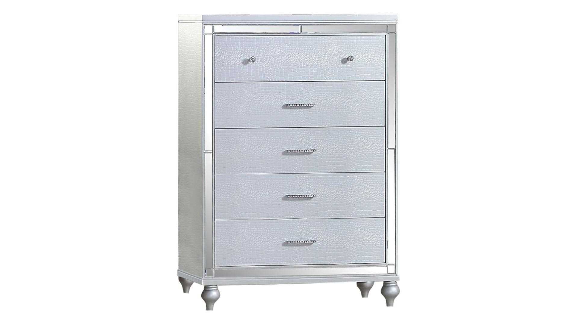 Sterling 5 Drawer Chest Silver 1714