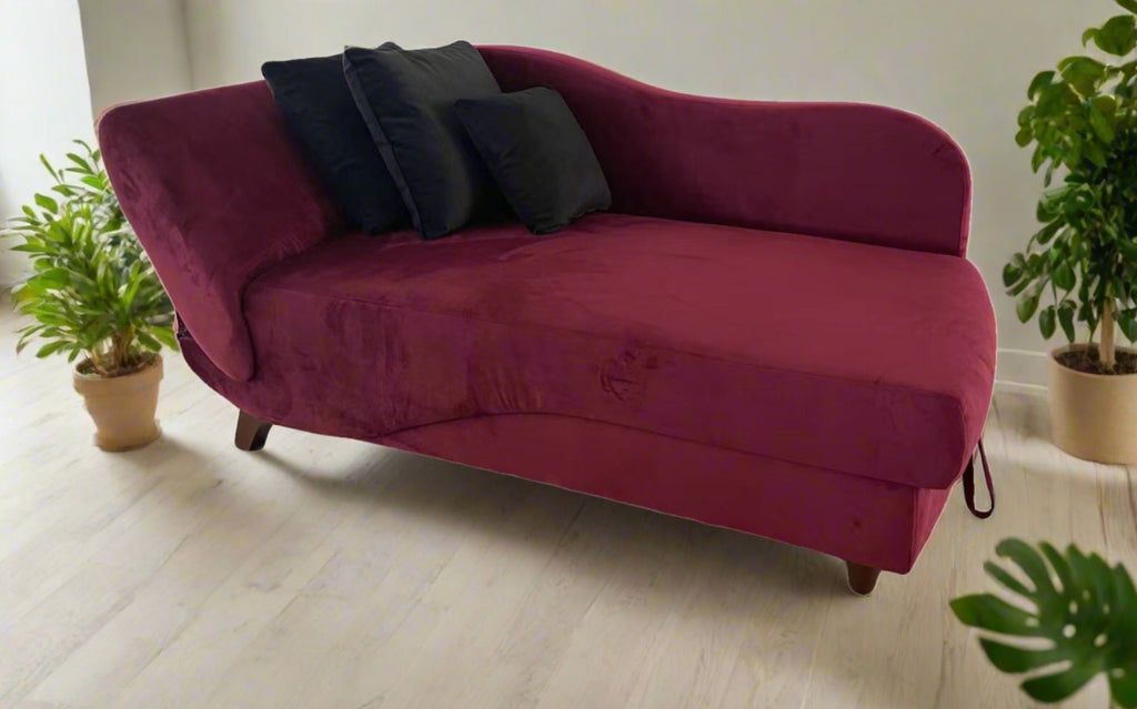Storage Chalse Storage Chaise Red 1680