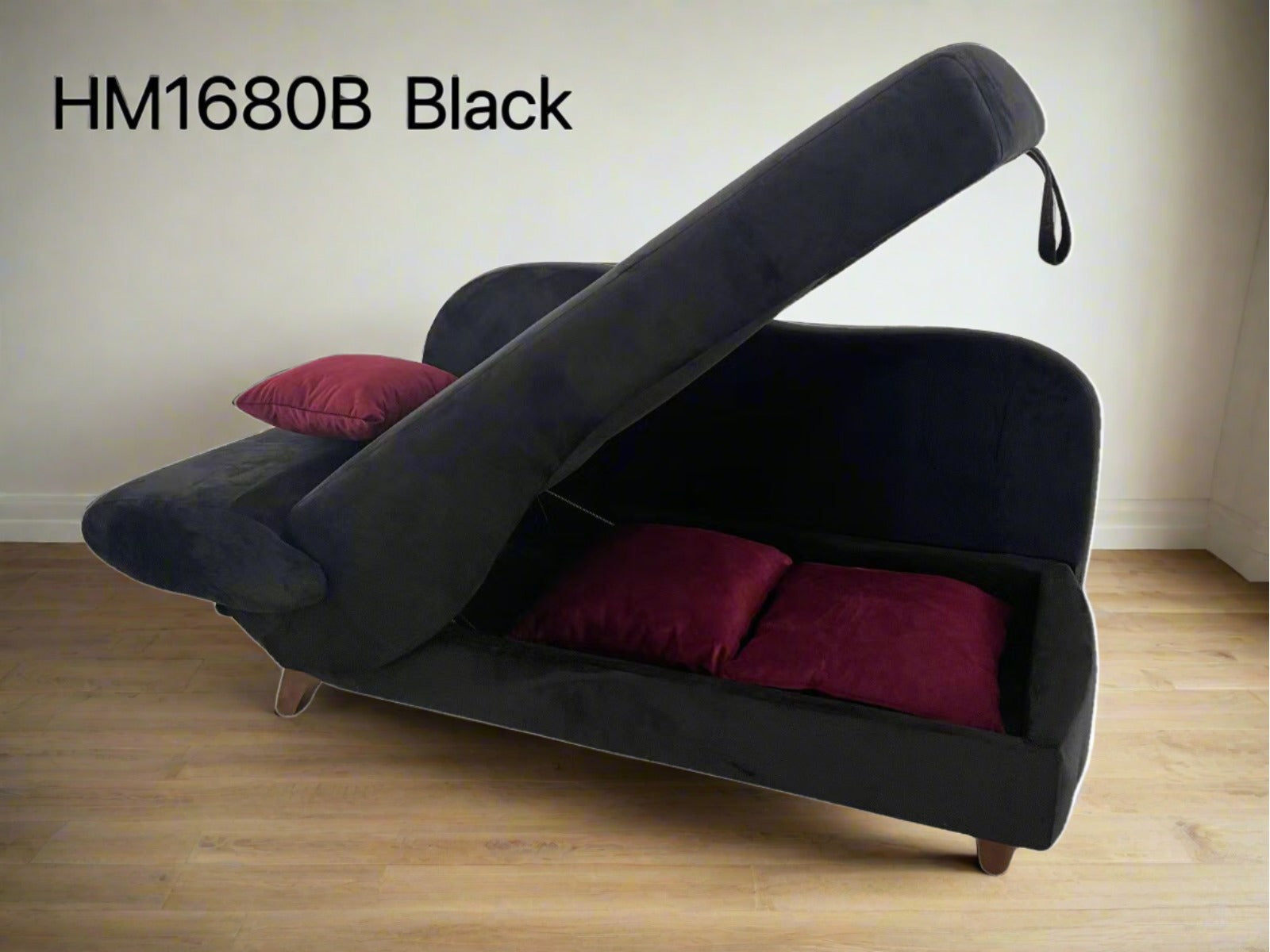 Storage Chaise Black 1680