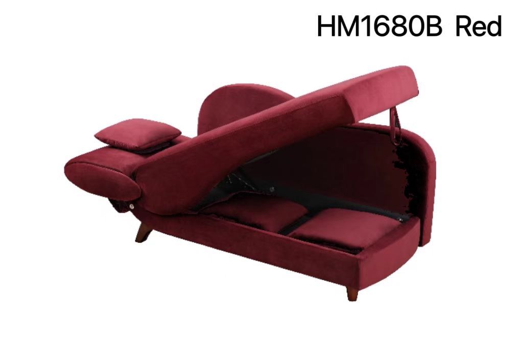 Storage Chaise Red 1680