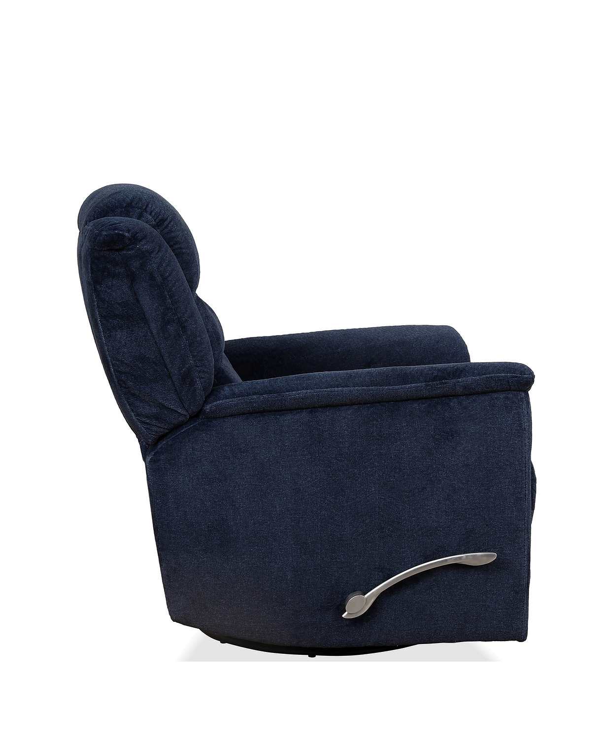 Swivel Recliner Chair Blue 6347