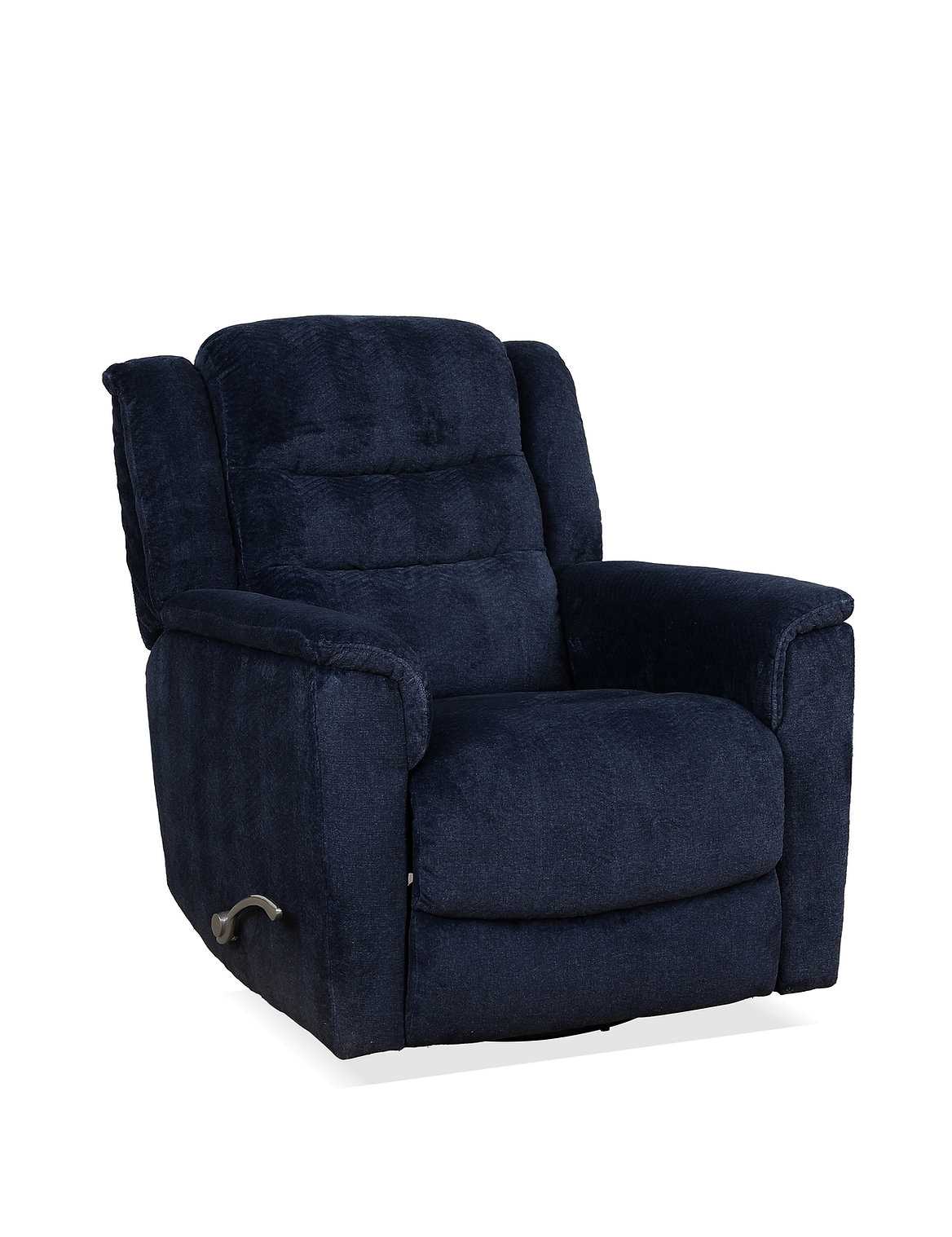 Swivel Recliner Chair Blue 6347